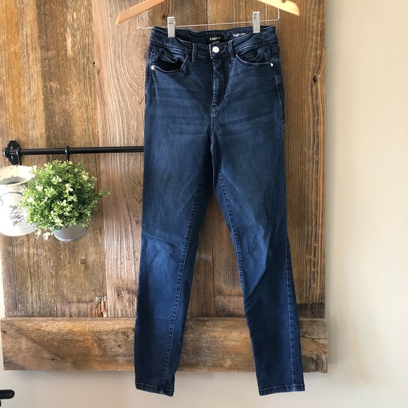 bebe Denim - Bebe | High Rise Dark Wash Skinny Jeans